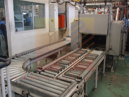 สร้างเตาอบแบบสายพาน